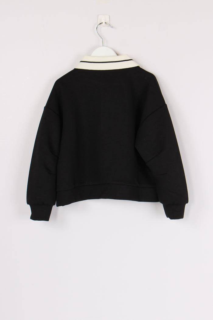 Polo Over Felpa Black-2