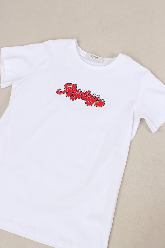 T-shirt Logo Bianco-3