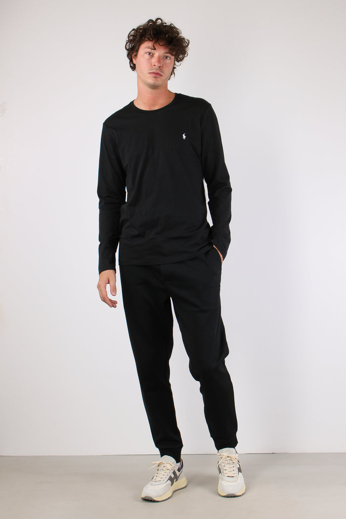 Maglia M/l Underwear Polo Black-5