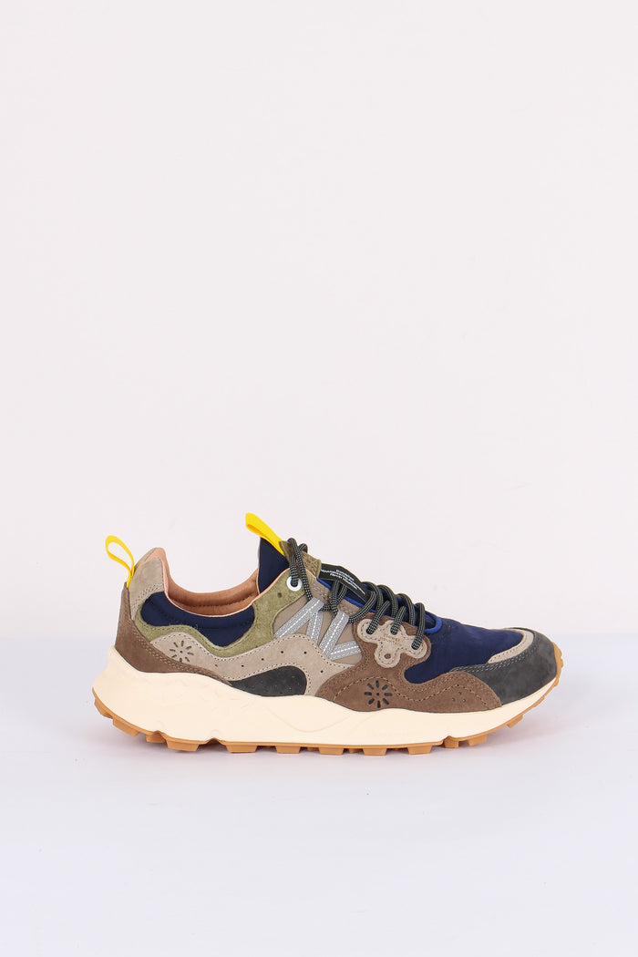 Sneakers Yamano 3 Suede/nylon Dark Grey/brown