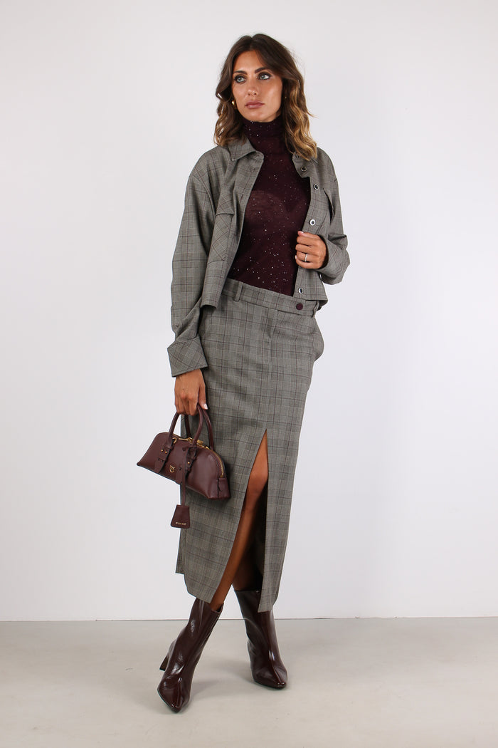 Oncidium Overshirt Tasche Appl Beige/bordeaux-5