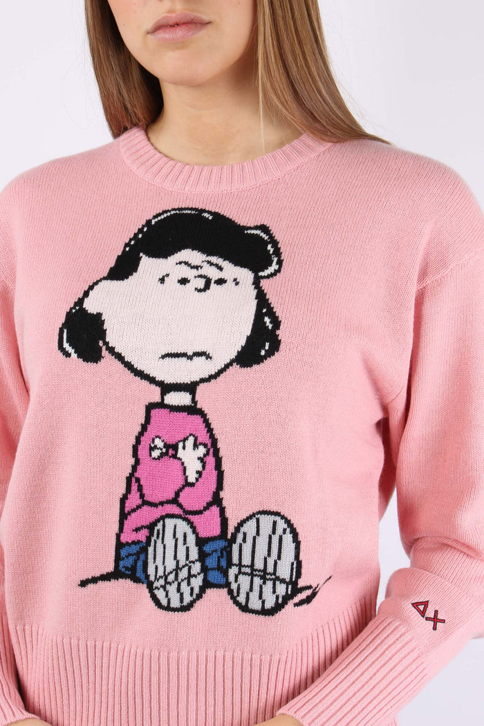 Maglia Ricamo Grande Rosa-6