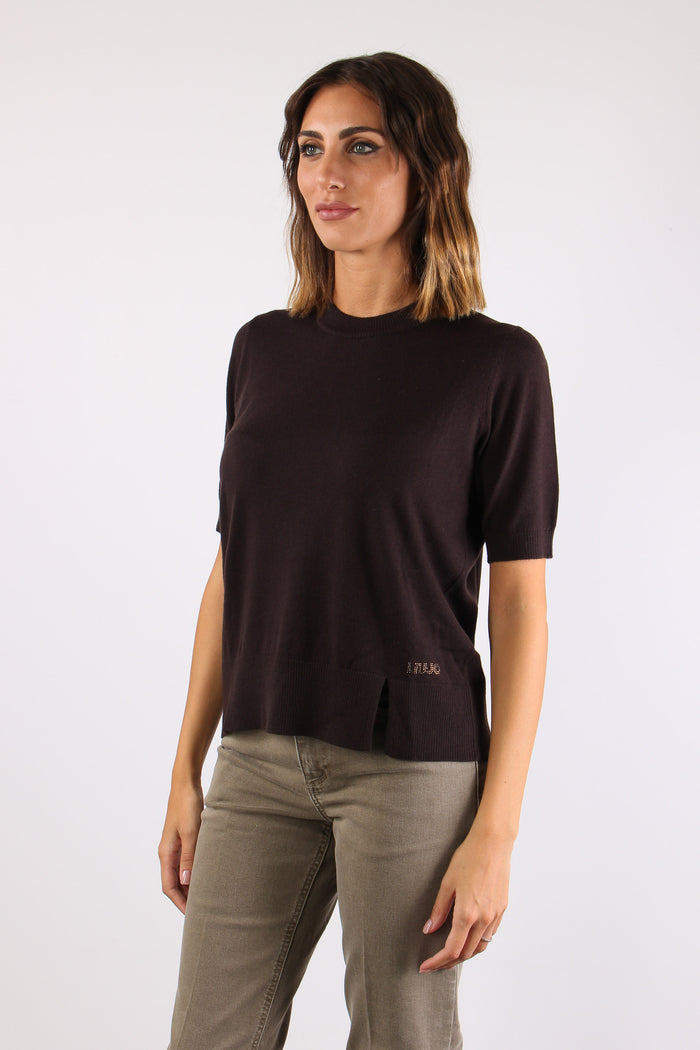 Maglia M/m Spacchetti Misto Lana Mole-4
