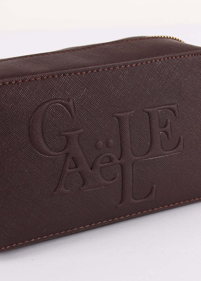 Camera Bag Saffiano Maxi Logo Moro-5