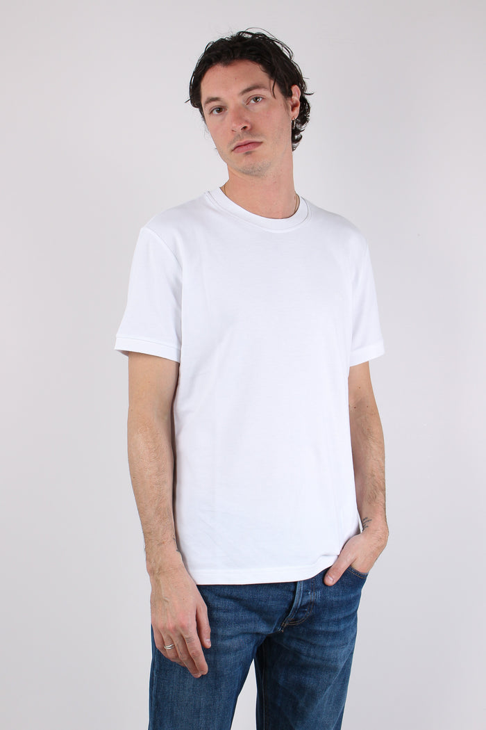 T-shirt Piquet Bianco-7
