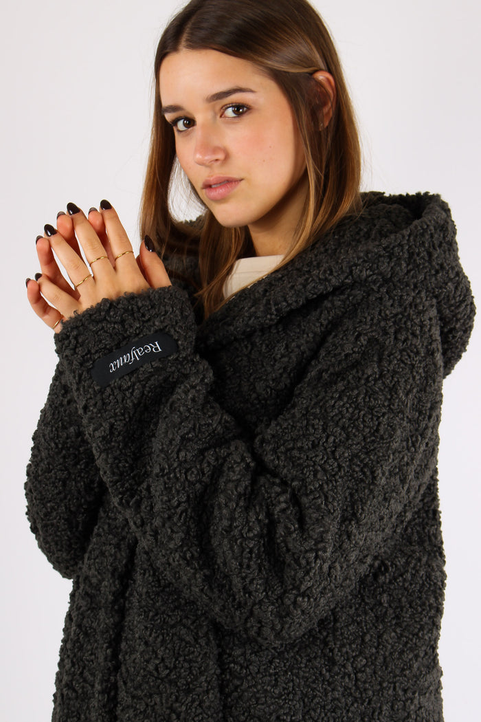 Teddy Lungo Cappuccio Deep Iron-8