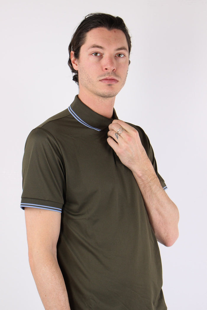 Hari Polo Collo Righe Snake Green-3