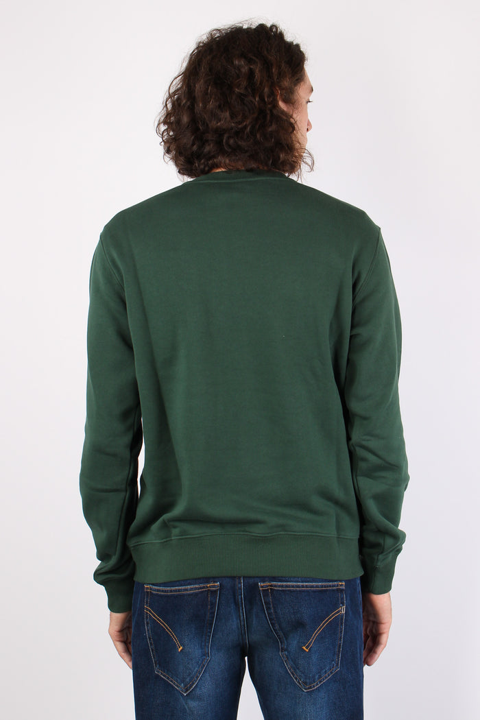 Girocollo Cotone Basico Verde-3