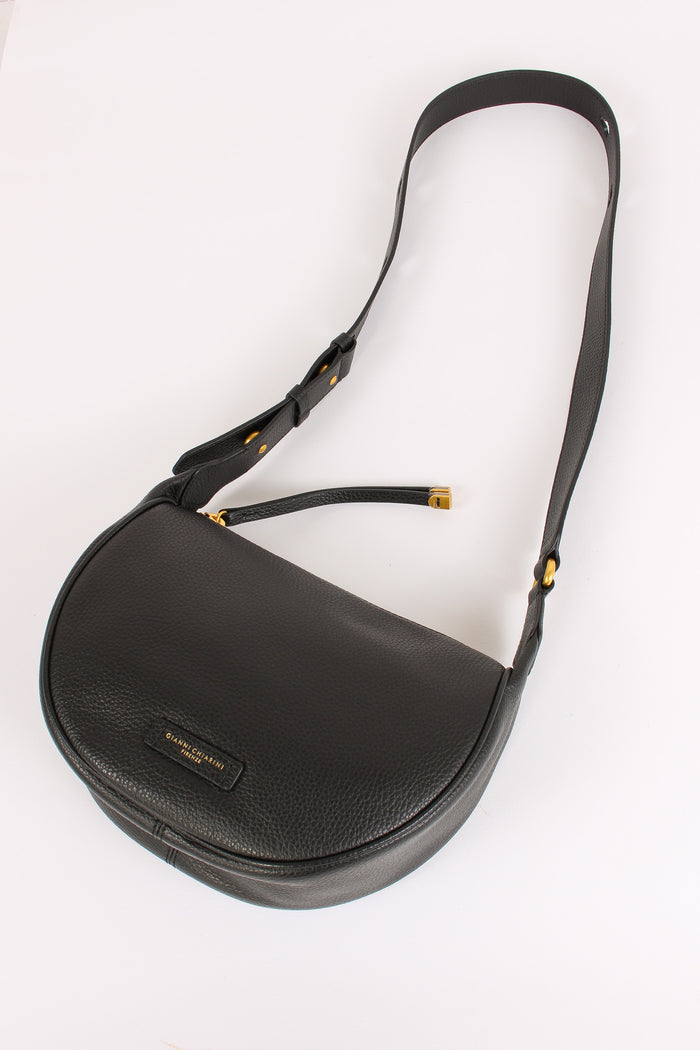 Charlotte Mezzaluna Pelle Nero-4