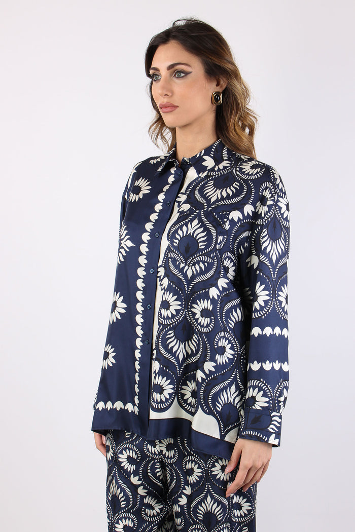 Wkdlastra Camicia Seta Fantasia Foulard Patch-6