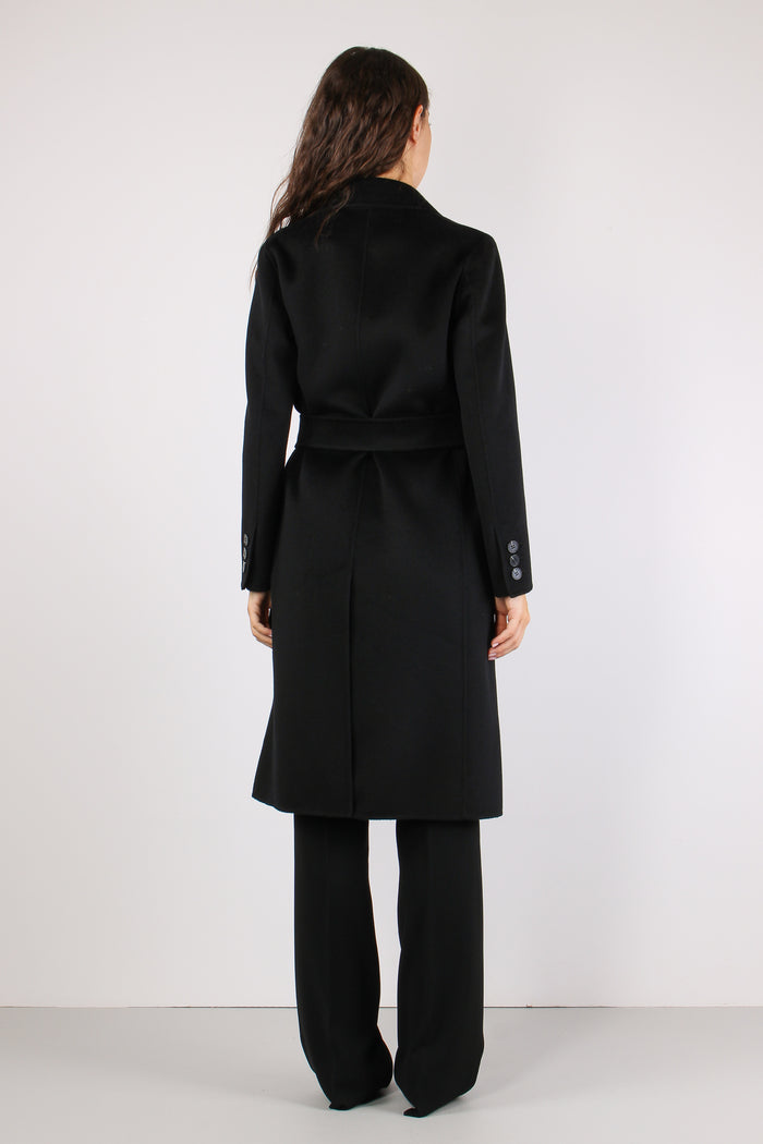 Mlllaghi Cappotto Double Lana Nero-5
