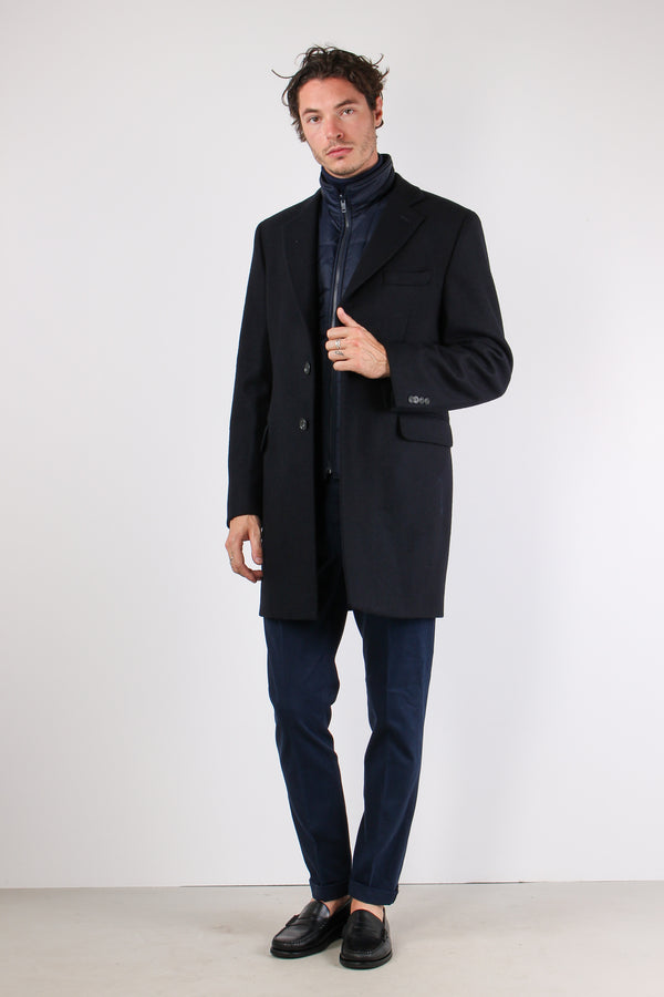 Cappotto Double Blu