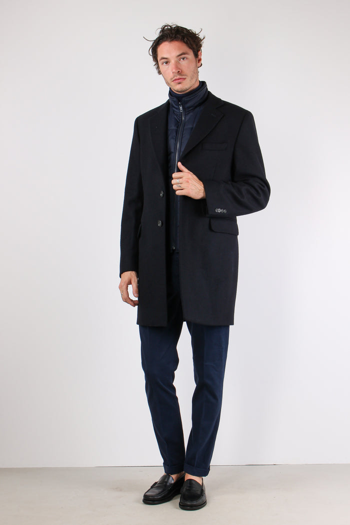 Cappotto Double Blu