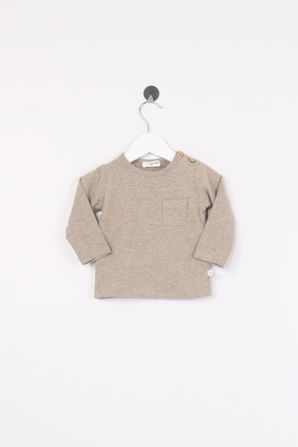 T-shirt Cotone Taupe