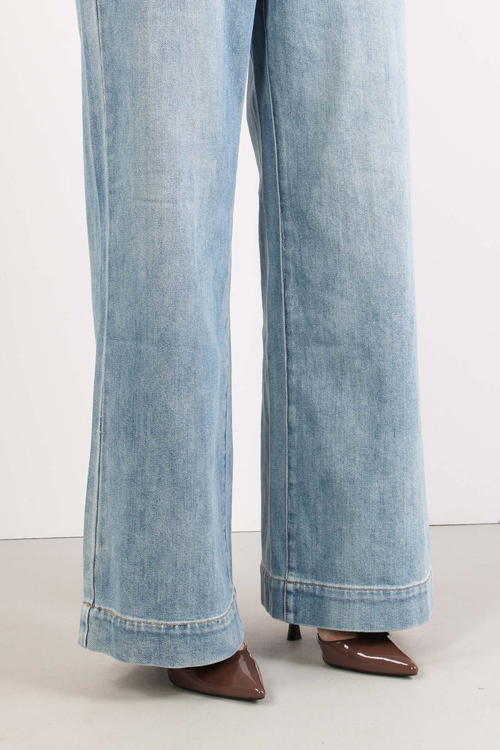 Denim Orlo Alto Denim Chiaro-6