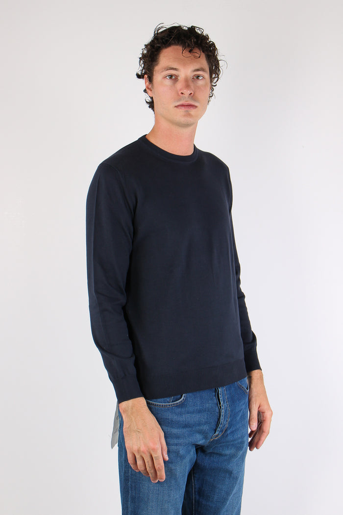 Mgalia Girocollo M/l 100% Cotone Midnight-6