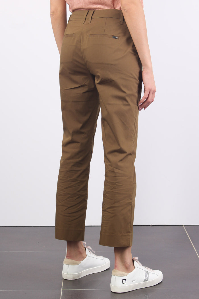 Pantalone Tasca America Cotone Mud-11