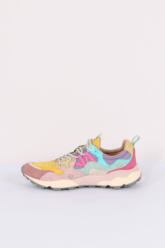 Sneakers Yamano Suede Nylon Pink-6
