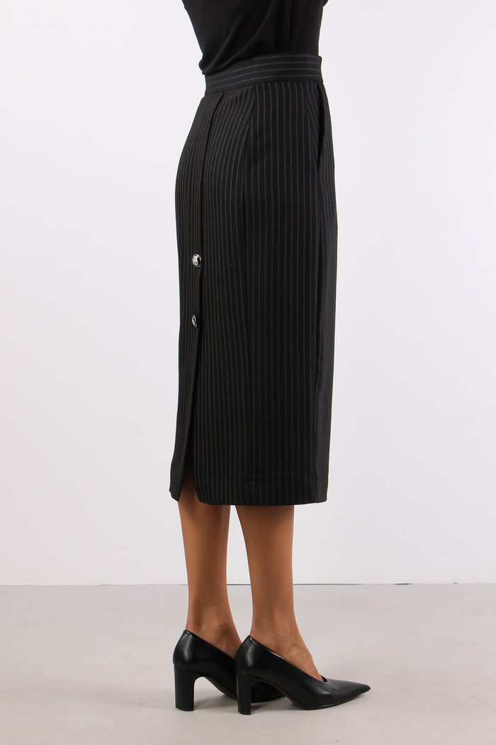 Lounguette Gessata Nero/beige-7
