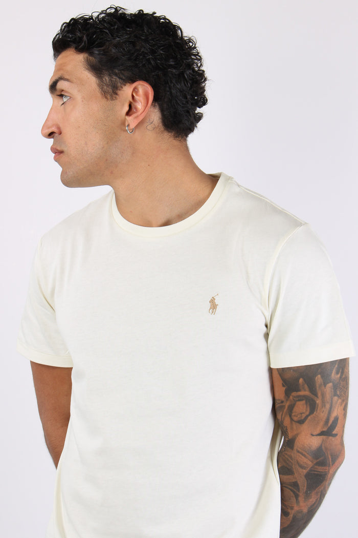 T-shirt Custom Slim Fit Cream-7