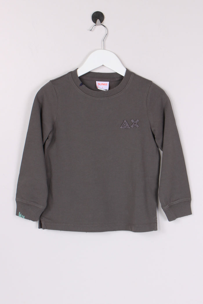 T-shirt Ml Logo Grigio