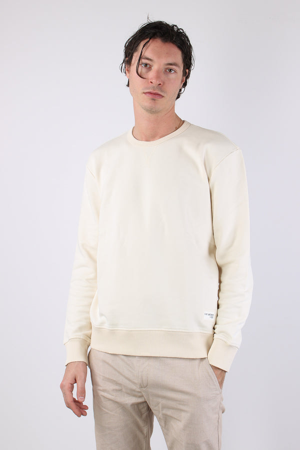 Felpa Girocollo Archive Panna