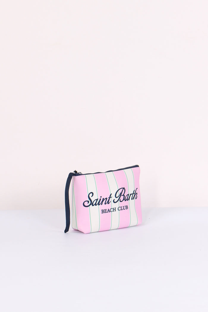 Aline Pochette Righe Rosa-5
