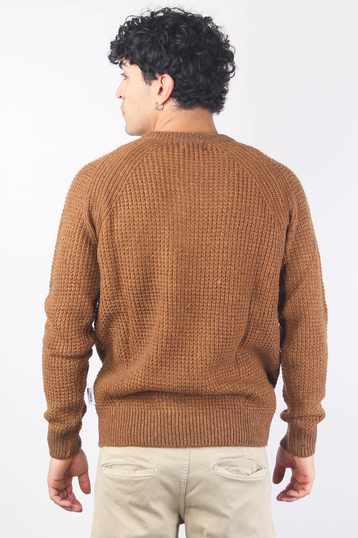 Girocollo Tweed Wool Caffe-2