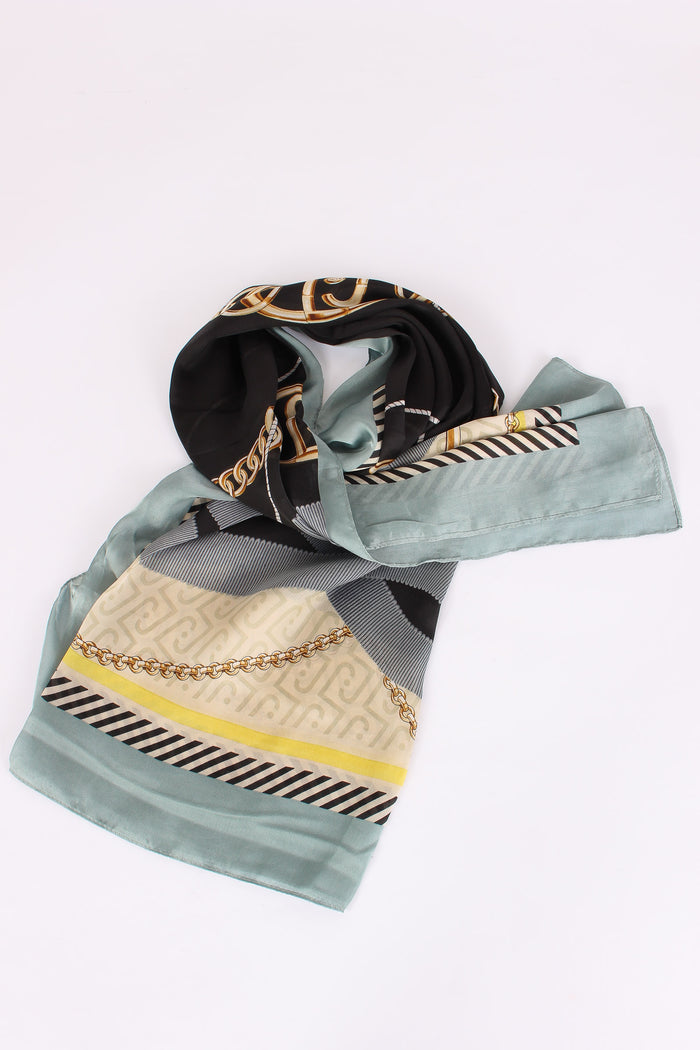 Ecs Foulard Nastri Dusty Blue-4