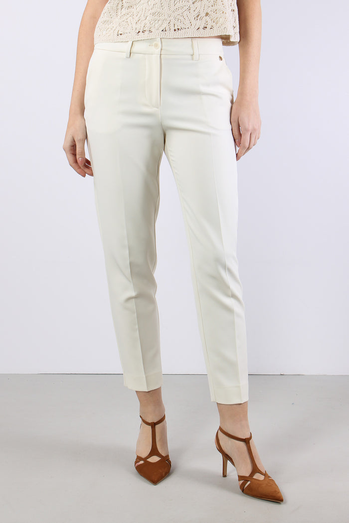 Pantalone Tecnico Dritto Panna-3