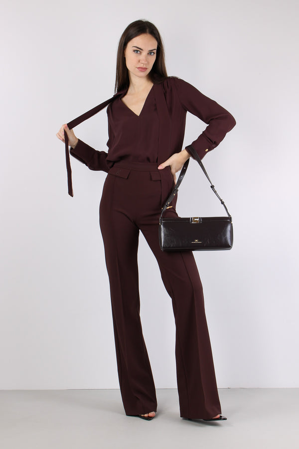 Camicia Cravatta Cacao