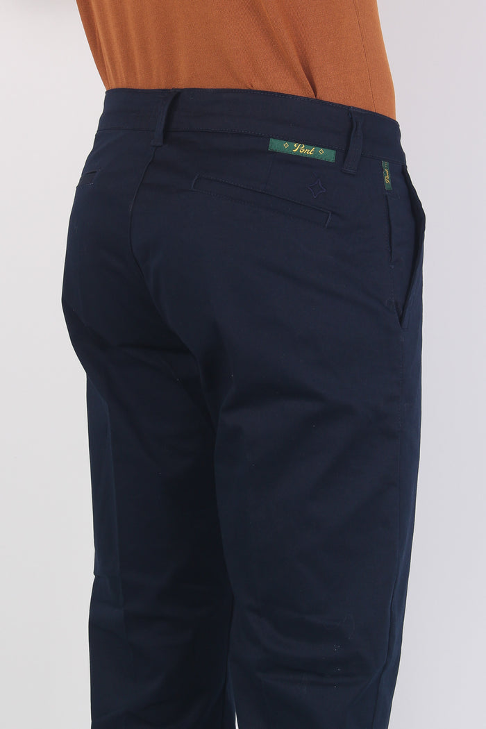 Pantalone Chino Regular Blu-7