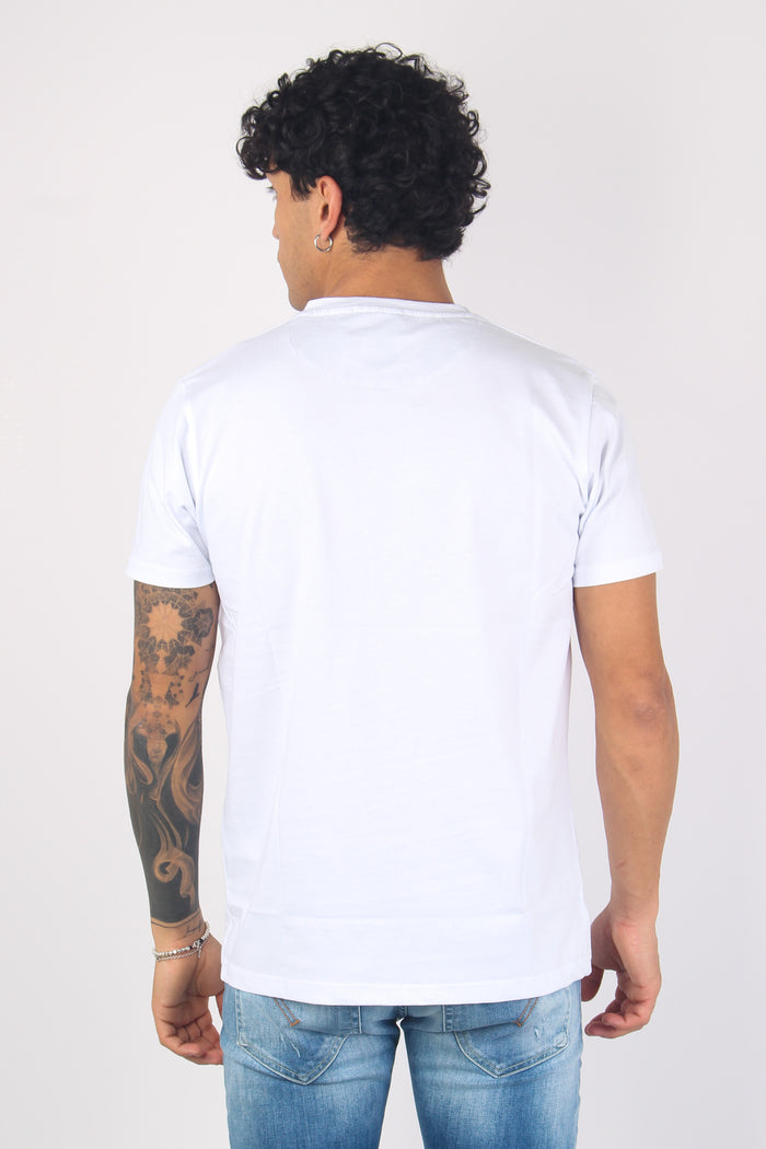 T-shirt Taschino Disegno Astra Bianco-3