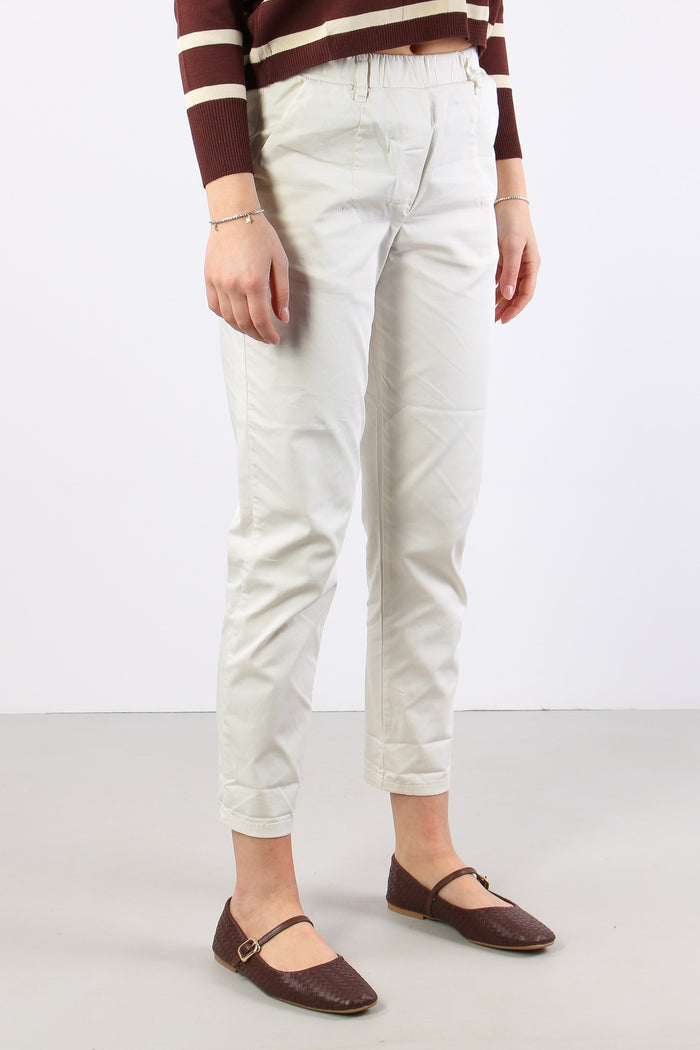 Chino Elastico Rasatello Burro-6