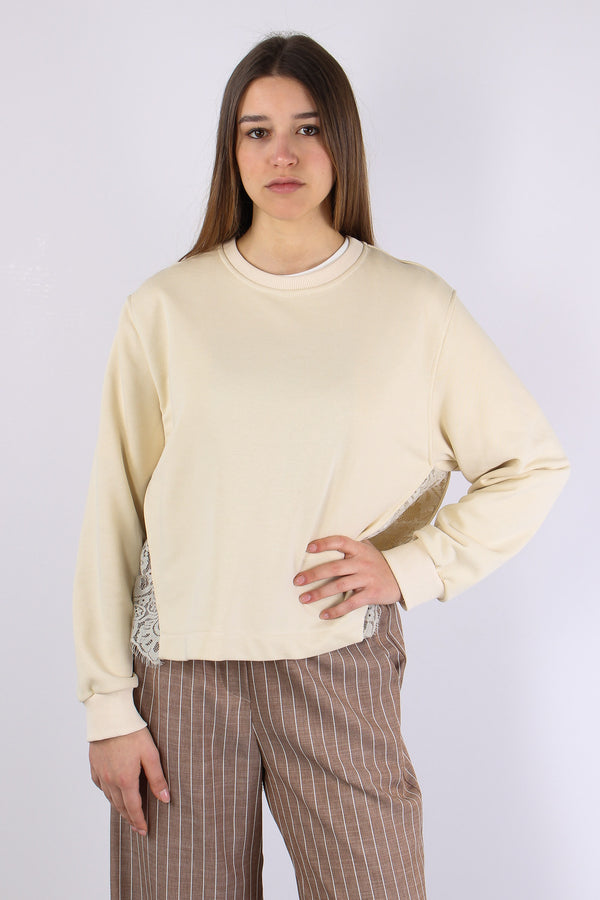 Felpa Lati Pizzo Burro