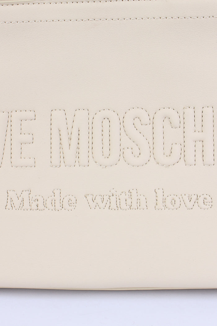 Mini Shopping Rigida Lettering Avorio-8