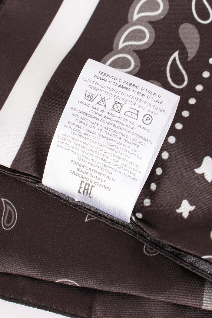 Foulard Bandana Nero-6