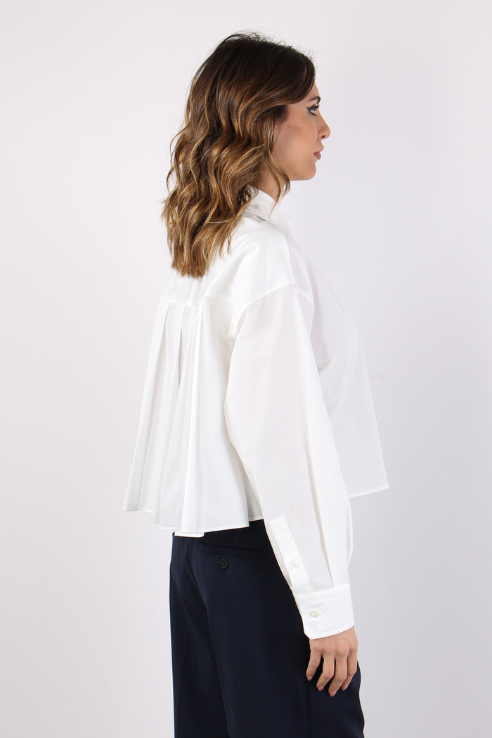 Wkddeden Camicia Pieghe Off White-7