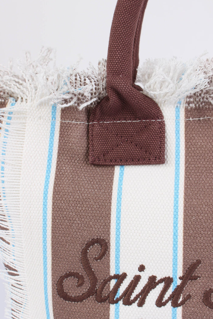 Colette Canvas Righe Beige/bianco-7