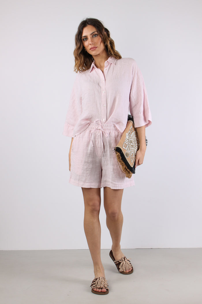 Short Lino Rosa-5