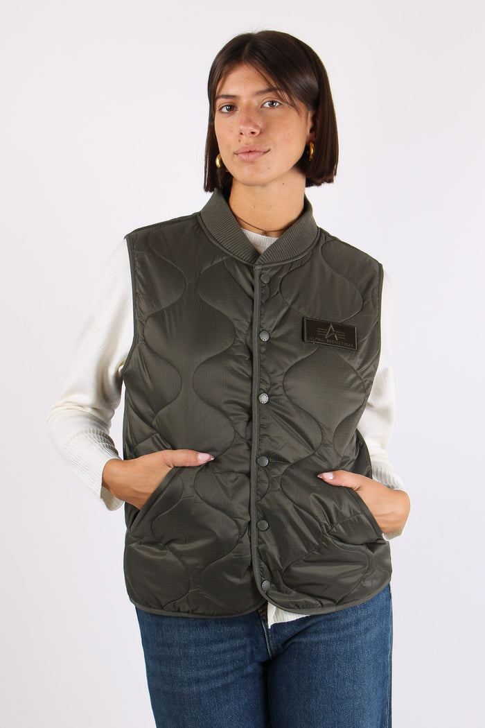 Vest Nylon Dark Olive-2