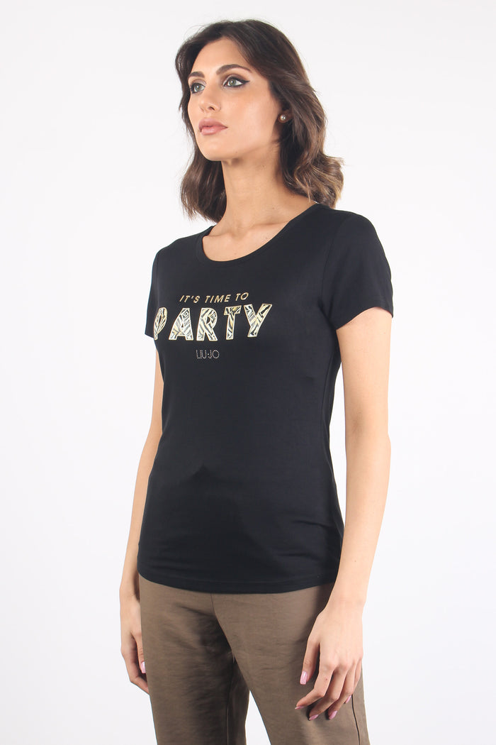 T-shirt Basica Mc Nero/party-6