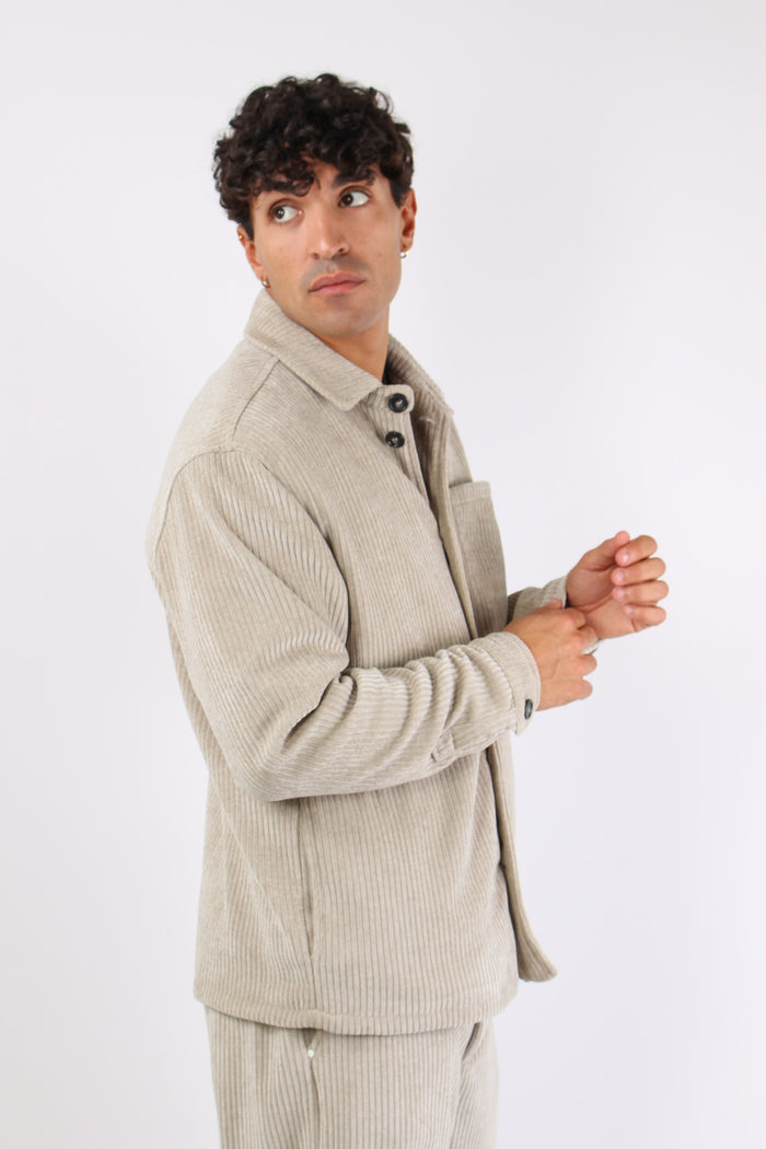 Giacca Veluto Tasca Deserto-4