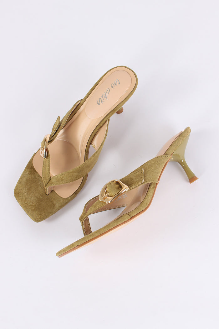 Tacco Infradito Con Fibbia Green-4