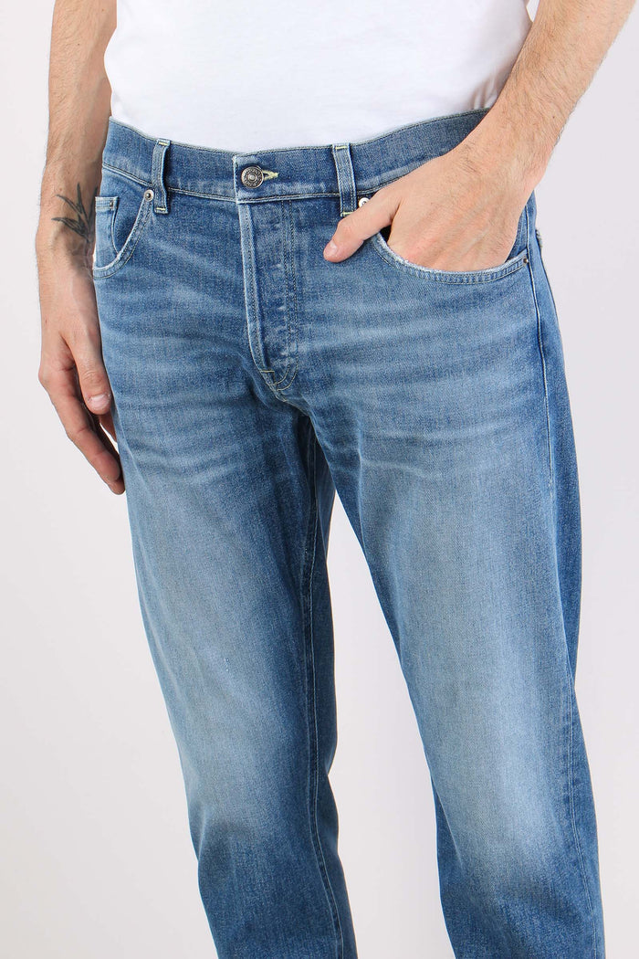Icon Denim Regular Risvolto Denim Chiaro-6