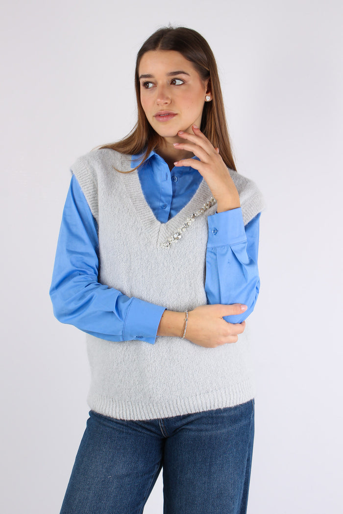 Gilet Profilo Gioiello Misto A Ghiaccio-4
