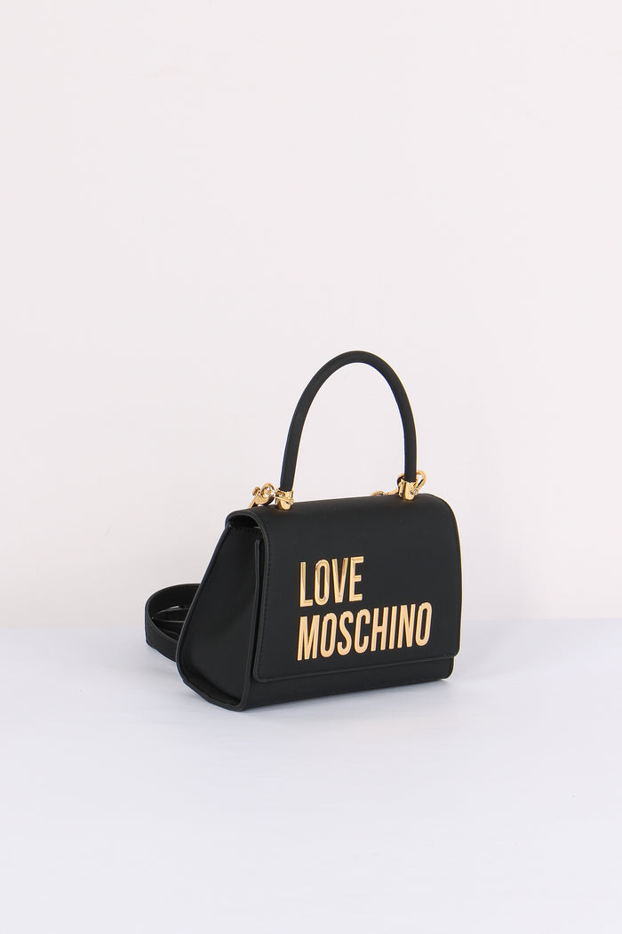 Bauletto Lettering Oro Nero-6