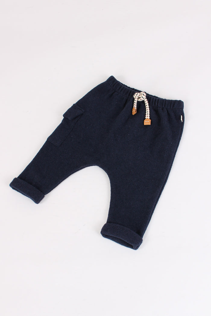 Pantalone Caldo Cotone Dark Blue-4