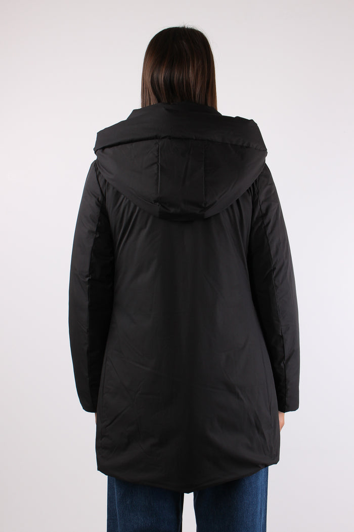 Piumino Nylon Liscio Black-7