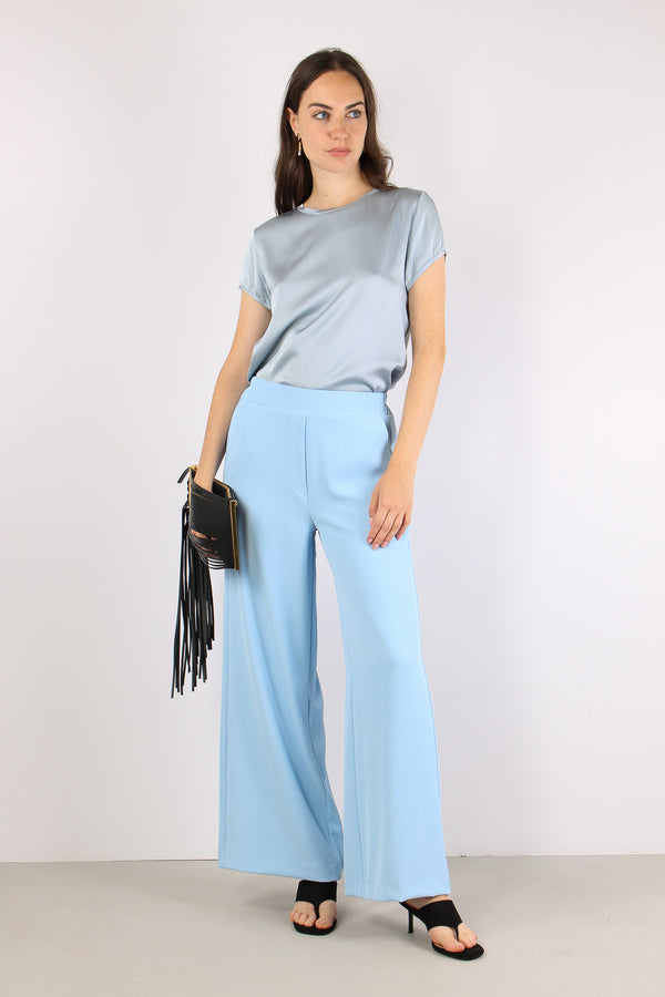 T-shirt Viscosa Stretch Azzurro